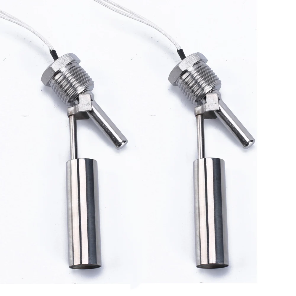 

2pcs New Stainless Steel Water Level Sensor Liquid Float Switch Tank Pool ESC12