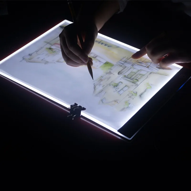 

LED Licht Stencil Touch Board Ultrathin 3.5mm A4 Led Light Pad Diamond Tracing Painting Tablet Apply To Embroidery Cross Stitch