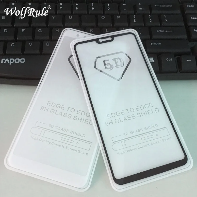 Защитное стекло для Oneplus 6 5D изогнутое закаленное с полным покрытием клей всех