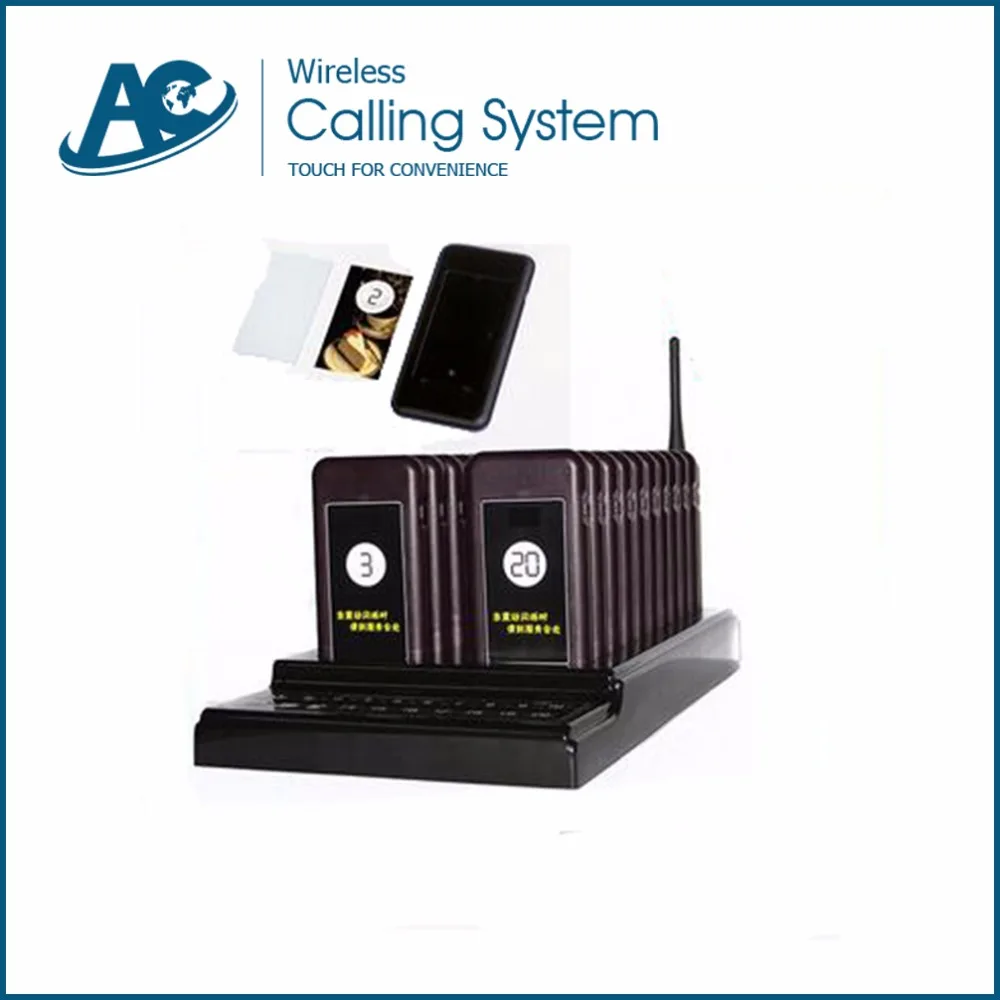 Водонепроницаемый простой электронный гостевой пейджер mini pocsag система