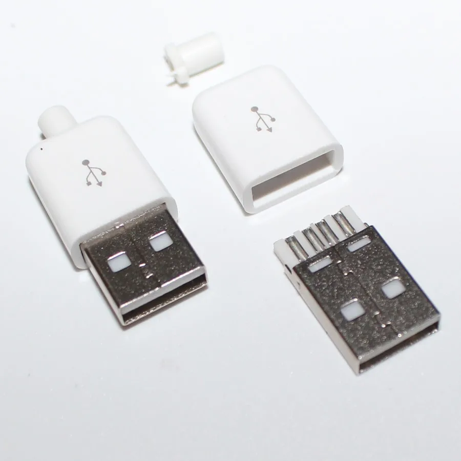 100 комплектов USB 5Pin сварочный тип разъем 3 в 1 никелированный позолоченный хвост