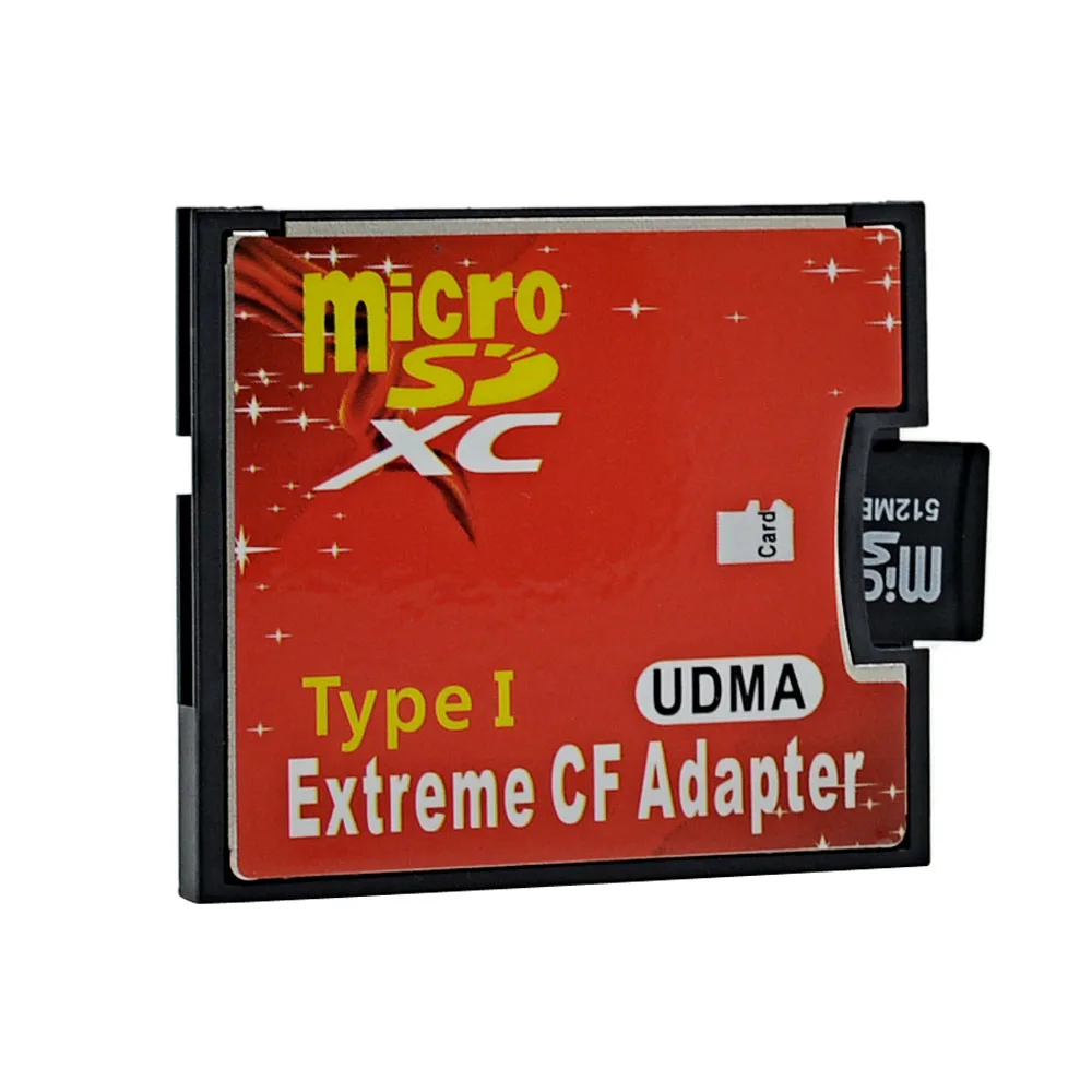 MJTEK Высокое качество Micro SD TF для карты CF адаптер MicroSD Micro SDHC для компактной вспышки тип I считыватель карт памяти конвертер