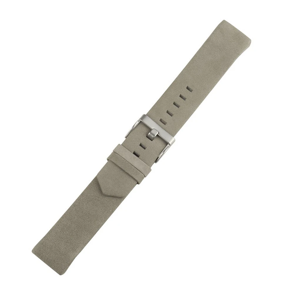 Сменный фитнес браслет Fitbit Charge 2 кожаный ремешок с пряжкой из нержавеющей стали