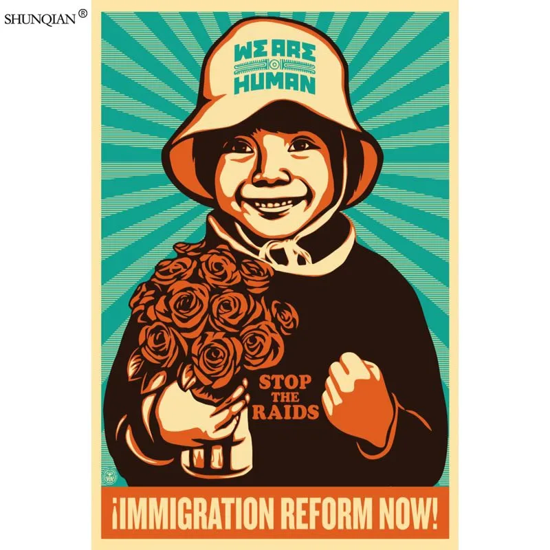 Shepard Fairey постер из шелковой ткани печать плакатов ткань печать стены плакат на заказ атласный плакат 40X60 см, 50X75 см, 60X90 см