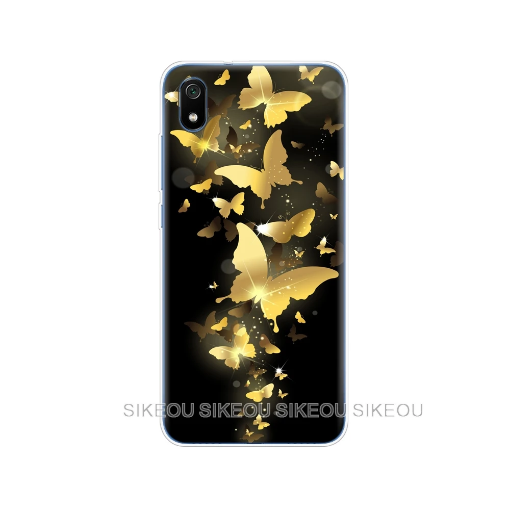 Силиконовый чехол для xiaomi redmi 7a, чехол s, полная защита, мягкая задняя крышка из ТПУ для redmi 7 a, бампер hongmi 7a, чехол для телефона - Color: 34608
