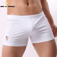 brand underwear men boxers shorts mesh breathable fabric low waist sexy mens underwear boxers penis pouch casual shorts new