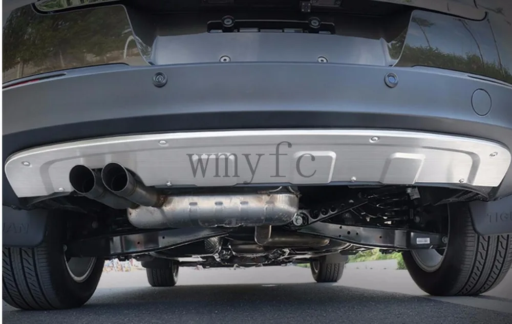 Подходит для Vw Volkswagen Tiguan 2013 Передний+ задний бампер диффузор бамперы для губ защита