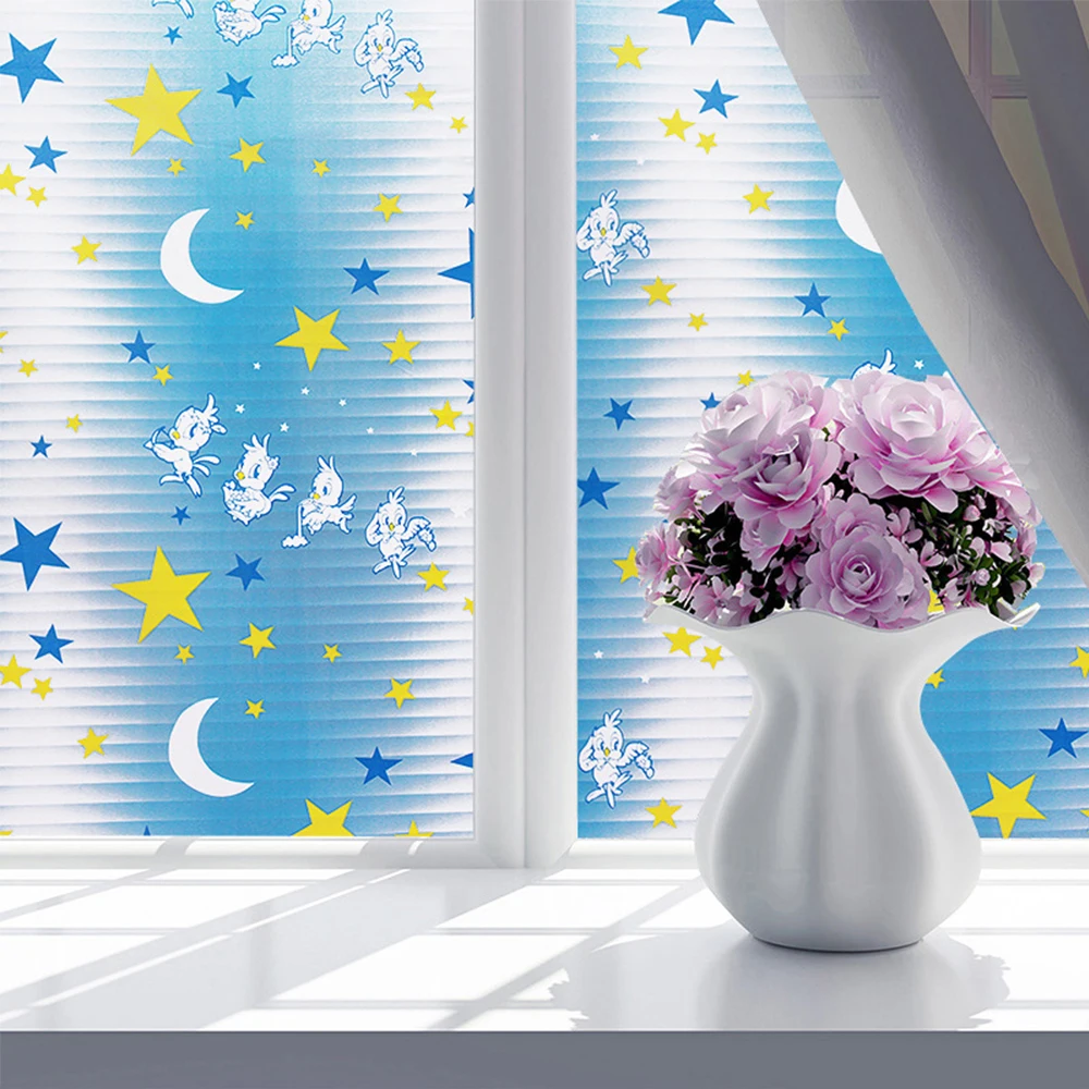 Rainqeen 45x200 см матовая защитная пленка для окон, самоклеющаяся водонепроницаемая ПВХ пленка для спальни, ванной комнаты, сделай сам, домашний декор