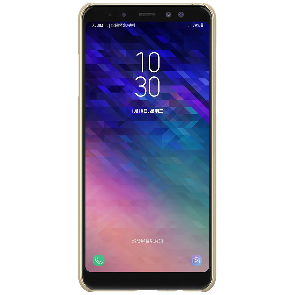 Чехол Nillkin Air для samsung Galaxy A8 2018 твердый чехол + защитный телефона s задняя крышка|case