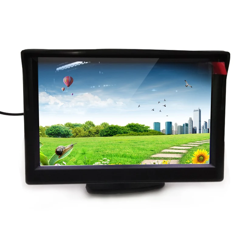 5 0-дюймовый TFT LCD HD экран монитор Поддержка автомобиля камера заднего вида