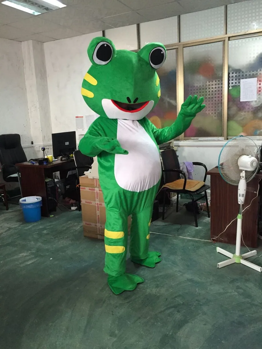 

Frog mascot costume Frog mascotter cartoon fancy dress costume Halloween Fancy Dress Christmas Cosplay for Party