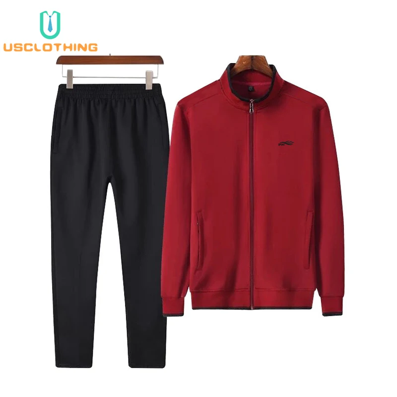 Мужские повседневные спортивные костюмы 2 шт. толстовки в стиле хип хоп с