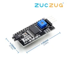 IIC/I2C/интерфейс LCD 1602 2004 ЖК адаптер пластина для Arduino|Интегральные