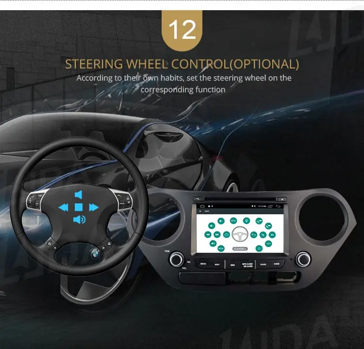 LJDA Android 10 автомобильный dvd-плеер для hyundai I10 I-10 2013+ Автомагнитола головное устройство gps Навигация стерео Мультимедиа wifi автоаудио sd