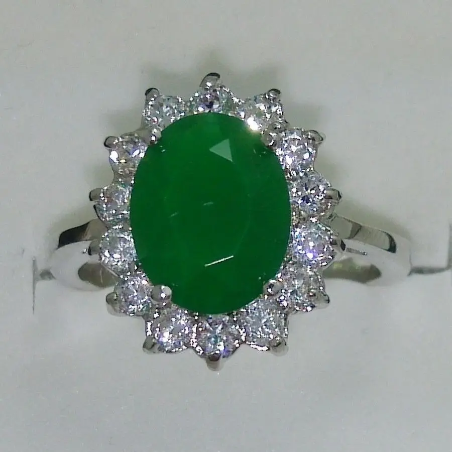 

filled wedding Engagement princess Ring 6-9