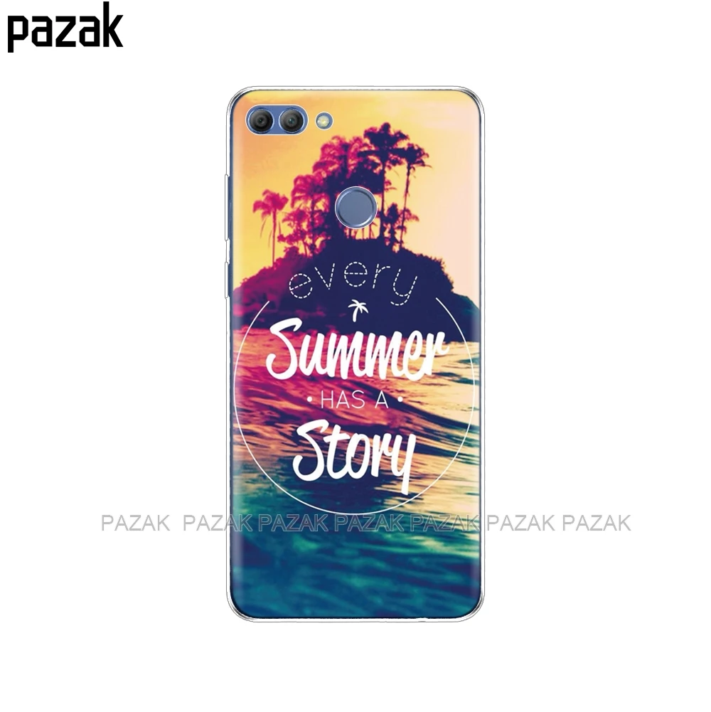 52260 Чехол для huawei P Smart чехол Enjoy 7S Мягкий ТПУ силиконовый чехол-накладка для huawei P Smart Coqa чехол с принтом - Цвет: 52260