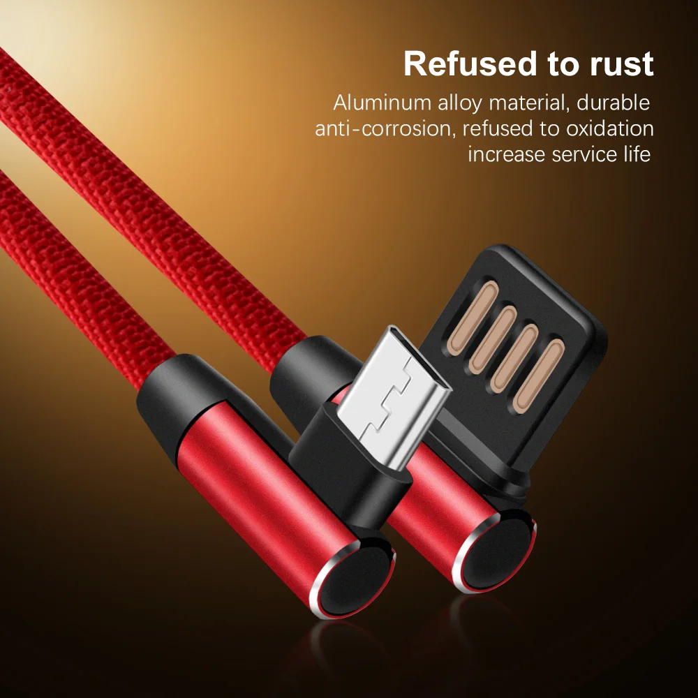 2.4A USB Type C 90 градусов быстрая зарядка Usb кабель L Type-c 3 1 0 для передачи данных