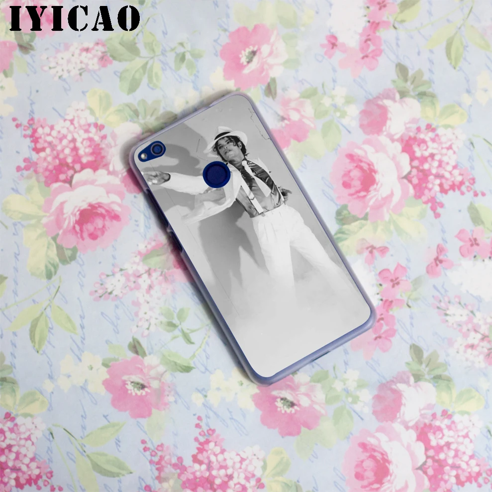 Жесткий чехол IYICAO michael jackson для Huawei Honor 6A 6C 7A 7C 7X 8 8X 9 10 20 9X Lite Pro Play Note View