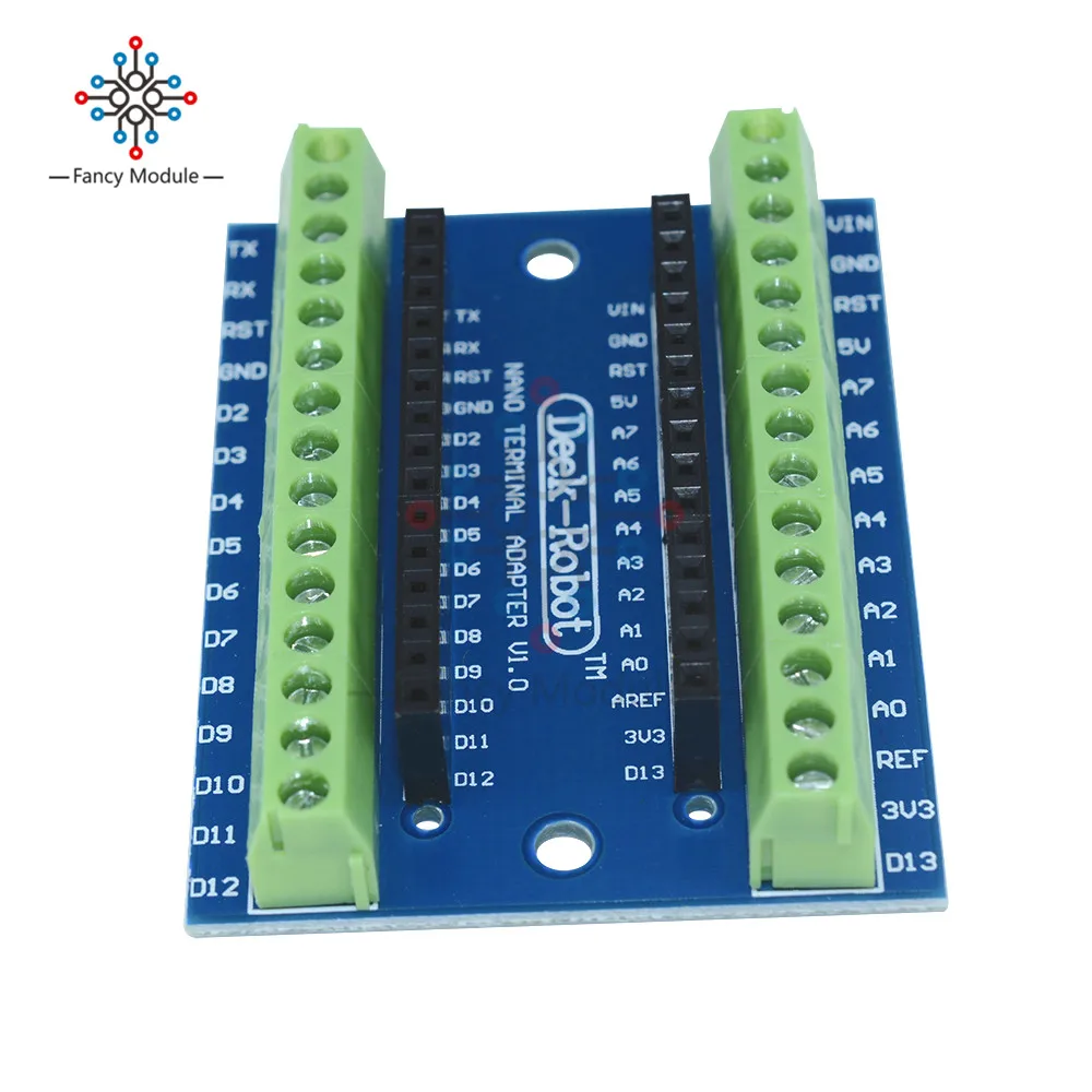 Стандартная плата адаптера терминала для Arduino Nano V3.0 AVR ATMEGA328P ATMEGA328P-AU модуль 100%