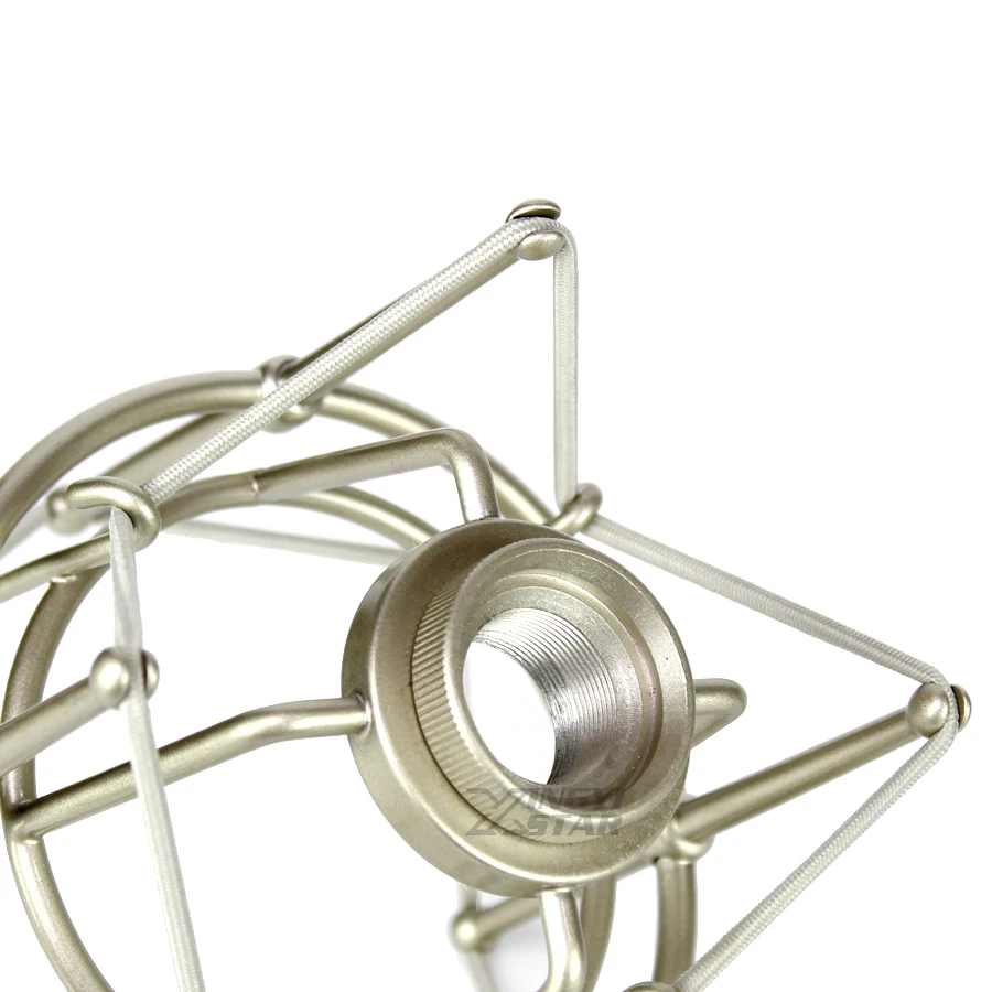 Металлический конденсаторный микрофон с амортизирующим креплением держатель