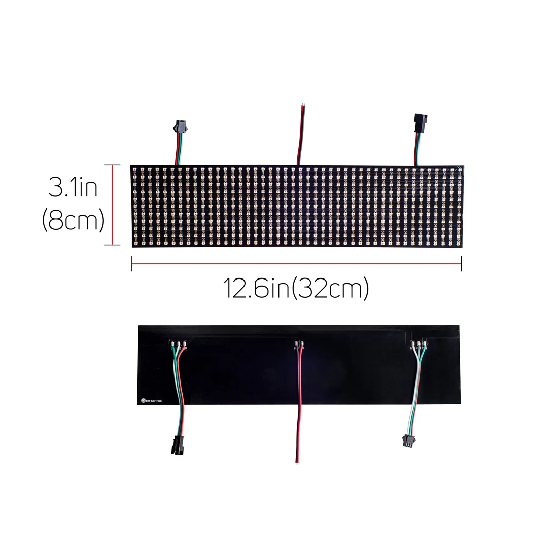 WS2812B SMD 2427 Мини светодиодный цифровой индивидуально адресуемый цифровой гибкий светодиодный панельный экран полный цвет мечты 11x44 22x22 DC5V