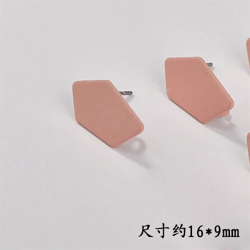 Весенний стиль! Цветные лаковые ушные ногти неправильной формы ушные ногти DIY серьги ювелирные изделия материал аксессуары - Цвет: 2