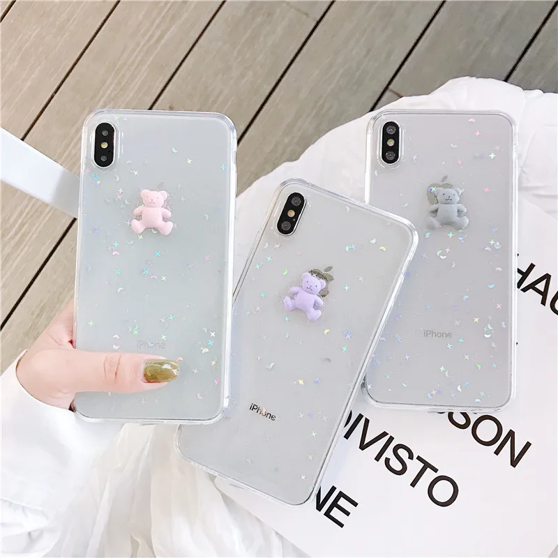 Симпатичные 3D липкие конфеты цвет чехол для iphone 8 мягкие чехлы 6 7 Plus X XS Max XR