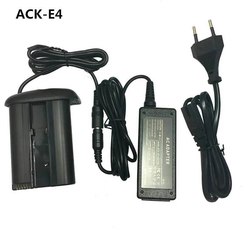 ACK E4 AC Мощность адаптер + DR соединитель прямого тока LP E19 аккумуляторная батарея