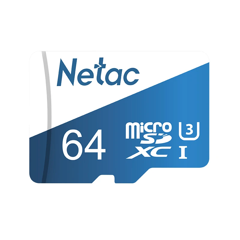U3 64GB Netac Micro SD карта, 32 ГБ, 64 ГБ, 128 ГБ 256 UHS-1 слот для карт памяти 16 GB 32 GB 64 128 256 ГБ видео в формате 4 K U3 V30 Flash SDCard(TF) класса 10 - Емкость: U3 64GB