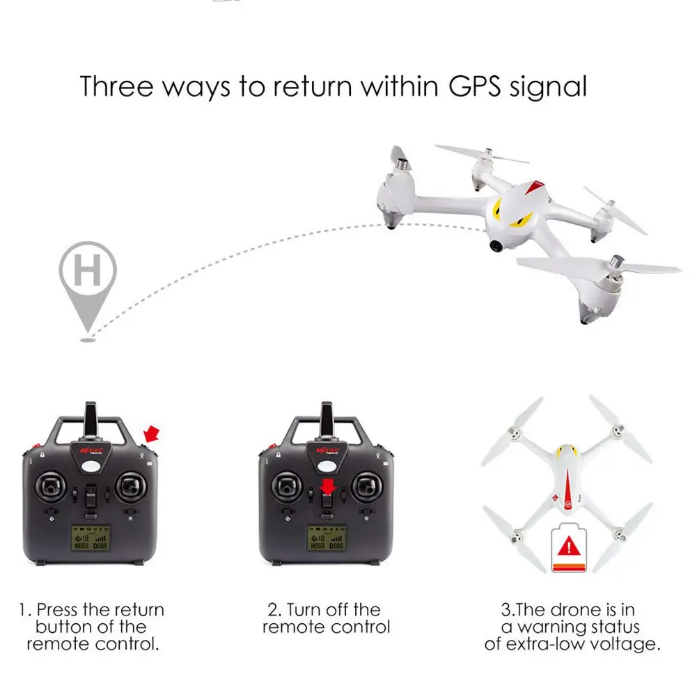 MJX R/C TECHNIC B2C Bugs 2C бесщеточный с 1080P HD камерой gps удержание высоты Радиоуправляемый Дрон Квадрокоптер RTF US Plug