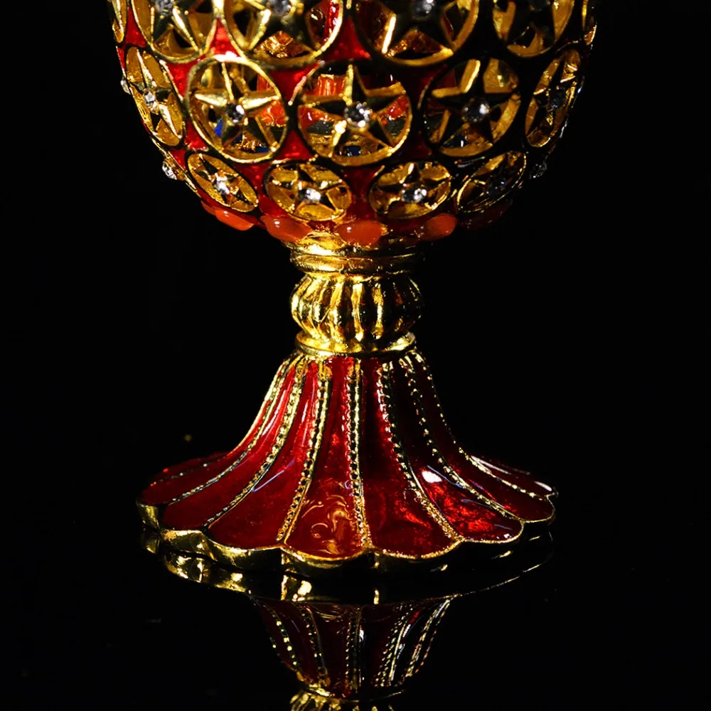 QIFU ремесленные полые Фаберже стиль яйцо для подарка