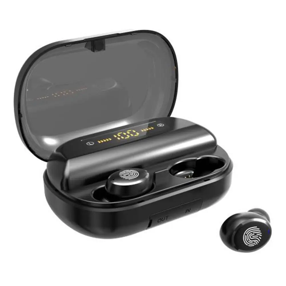 V11TWS 5 0 Bluetooth 9D стерео наушники в ухо Беспроводные спортивные IPX7 водонепроницаемые