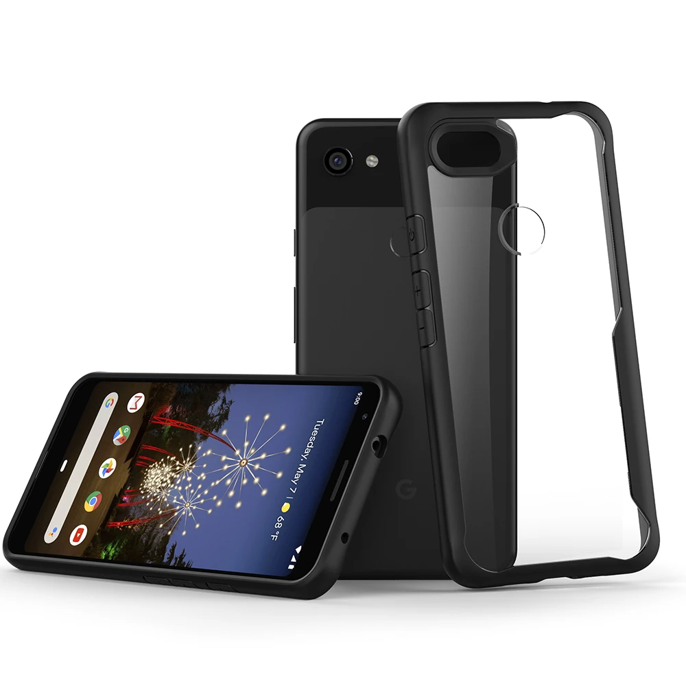 Чехол для телефона Google Pixel 3A тонкий жесткий прозрачный чехол бампер google XL тонкие