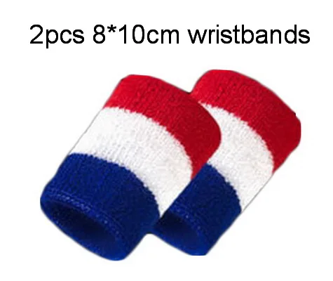 2pcs wrist bands Эластичная полоска для полотенец, повязка на голову, браслет для тенниса, бега, йоги, повязка на запястье, пота, повязка на голову для фитнеса, баскетбола, спорта - Цвет: 2pcs wrist bands