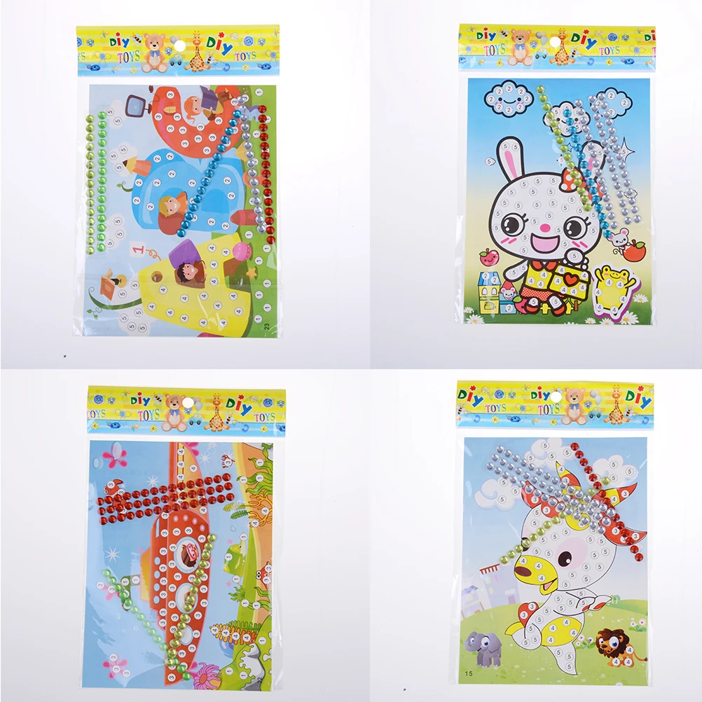 Алмазная наклейка ручной работы 12 шт./лот кристаллическая паста живопись мозаика