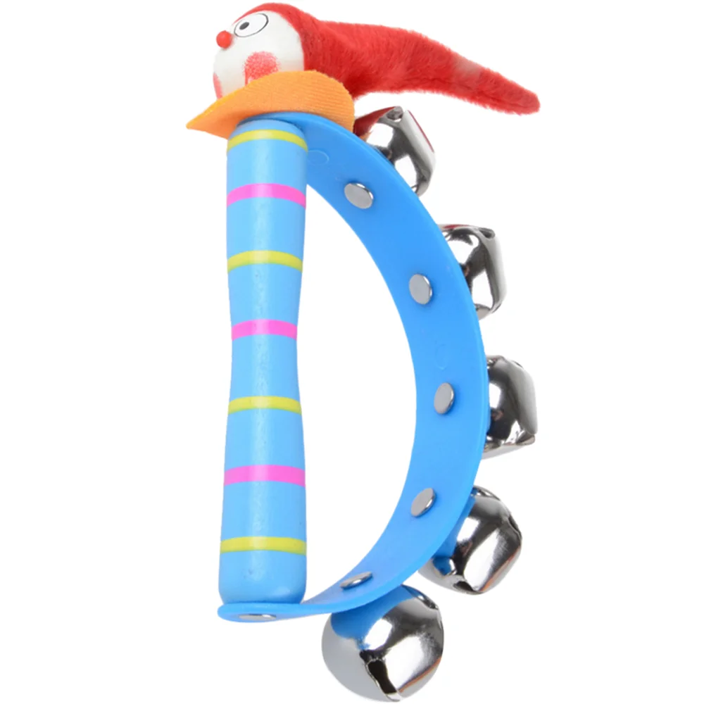 Детский Радужный музыкальный инструмент деревянный колокольчик погремушка