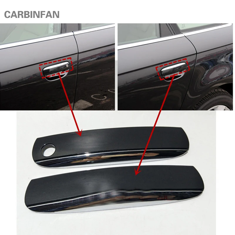 4 шт. накладки на ручки для Audi A6 C6 2005 2011|Хромирование| |