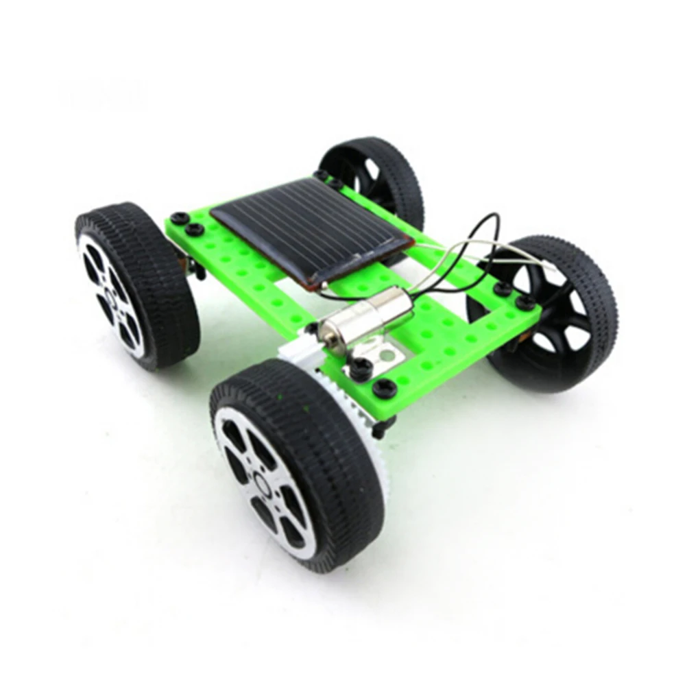 

1pcs New Sale Funny Mini Solar Powered Toy DIY Car Kit Children Educational Gadget Hobby