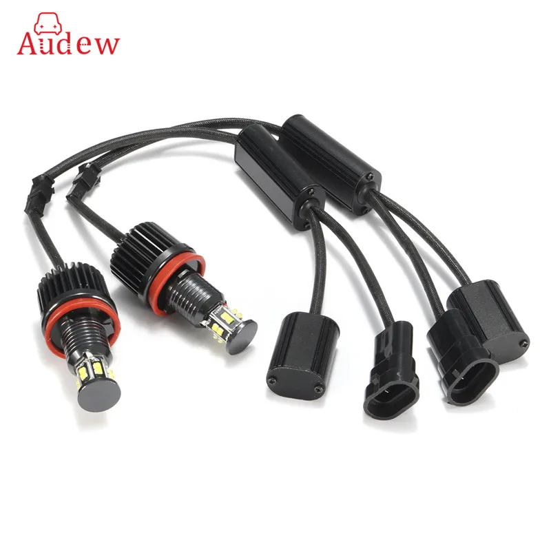 2X 120W H8 LED Angel Eyes Led Marker Lights Canbus для BMW X5 X6 E82 E87 E88 E90 E91 E92 E93 E60 E61 E63 E64 E84 X1 E89 Z4 включен.