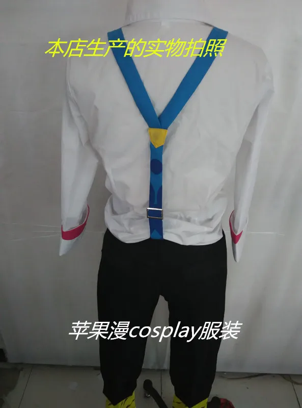 white top full set Розовый/белый костюм Juzo Suzuya Rei, Токийский Гуль, костюм для косплея, костюм Juuzou Suzuya, полный комплект(рубашка+ брюки+ подтяжки+ обувь+ леггинсы - Цвет: white top full set
