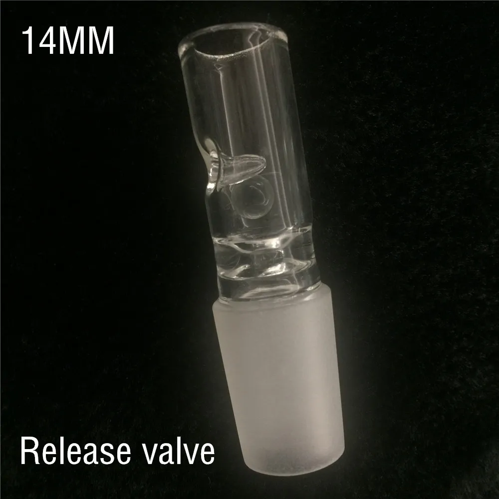 14/19mm Glass Hookah Shisha Release Valve Air Accessories &quotPlease Check and Choose the Size Carefully!! &quot |