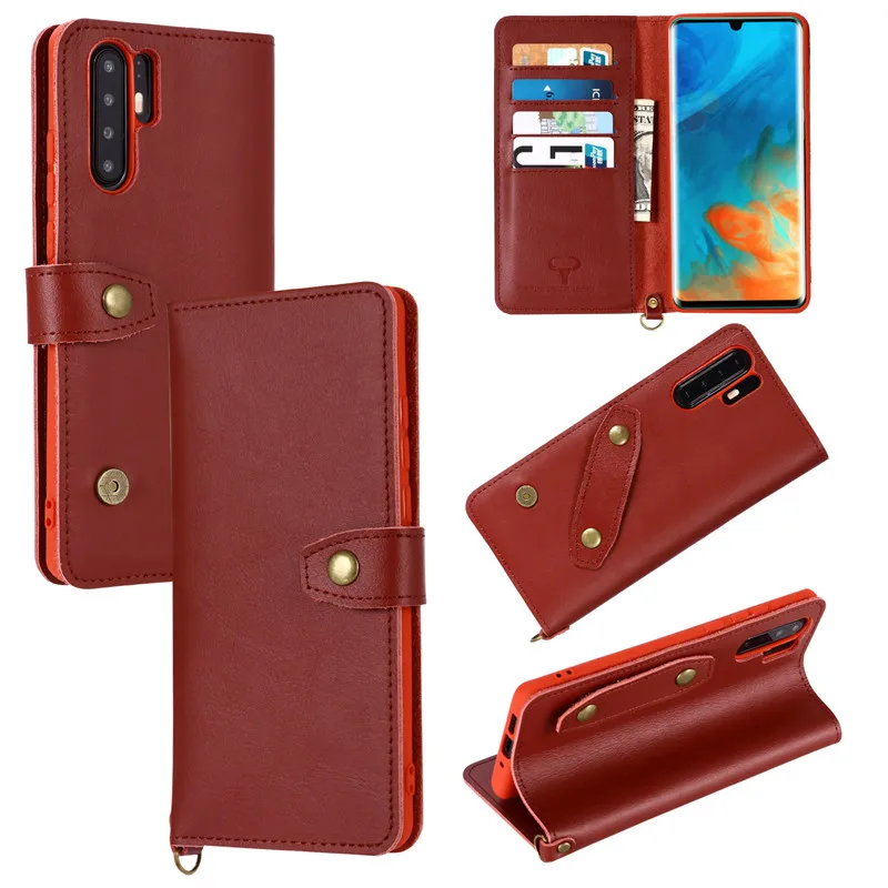 Чехол p30 для huawei P30 lite pro Nova 4e P30lite P30pro кожаный чехол откидной телефона кошелек