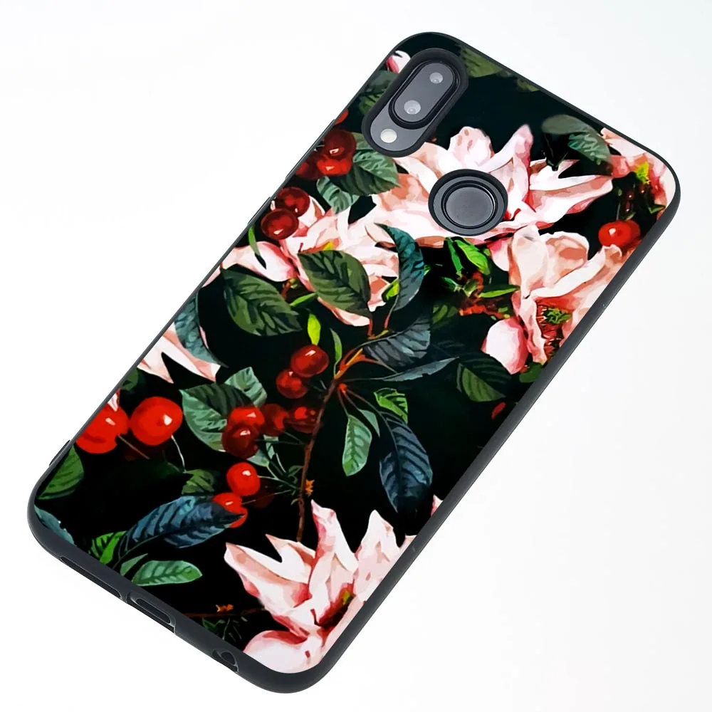 Shockproof Phone Cases For Huawei Honor 9i 9 Lite 10 Note V10 V9 Play G10 GR3 GR5 2017 Flowers Marble Case Covers |
