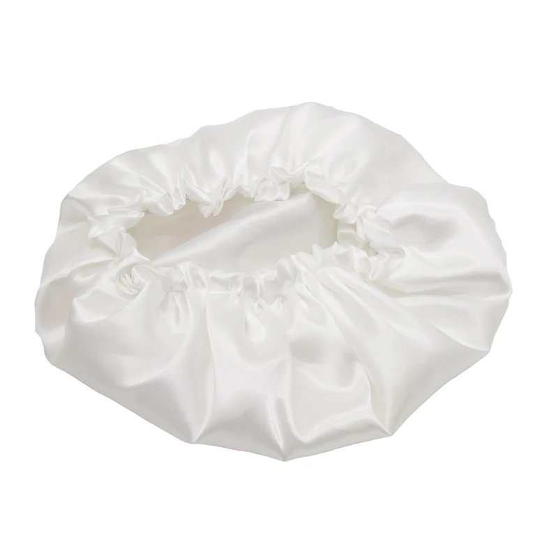 Изготовленный на заказ логотип атласные шляпки 2 слоя полиэфирного атласа женщин