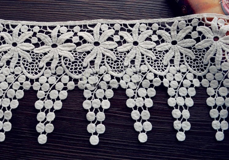 5 yard 14cm 5.51" wide ivory milk silk tassel fringe embroidered tapes lace trim ribbon 27325CQL4K41
5 yard 14cm 5.51" wide ivory milk silk tassel fringe embroidered tapes lace trim ribbon 27325CQL4K41