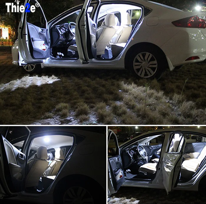 3 шт.! Белый светодиодный купольный светильник для салона автомобиля KIA RIO K2 2006