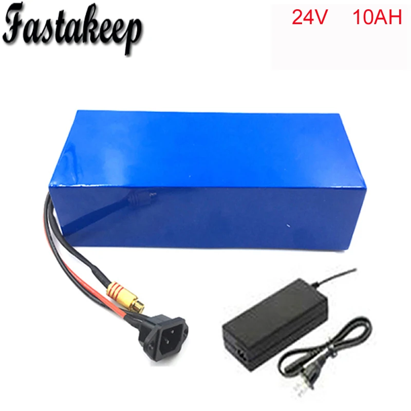 DIY перезаряжаемая литиевая батарея 24v 10ah Электрический велосипед аккумулятор +