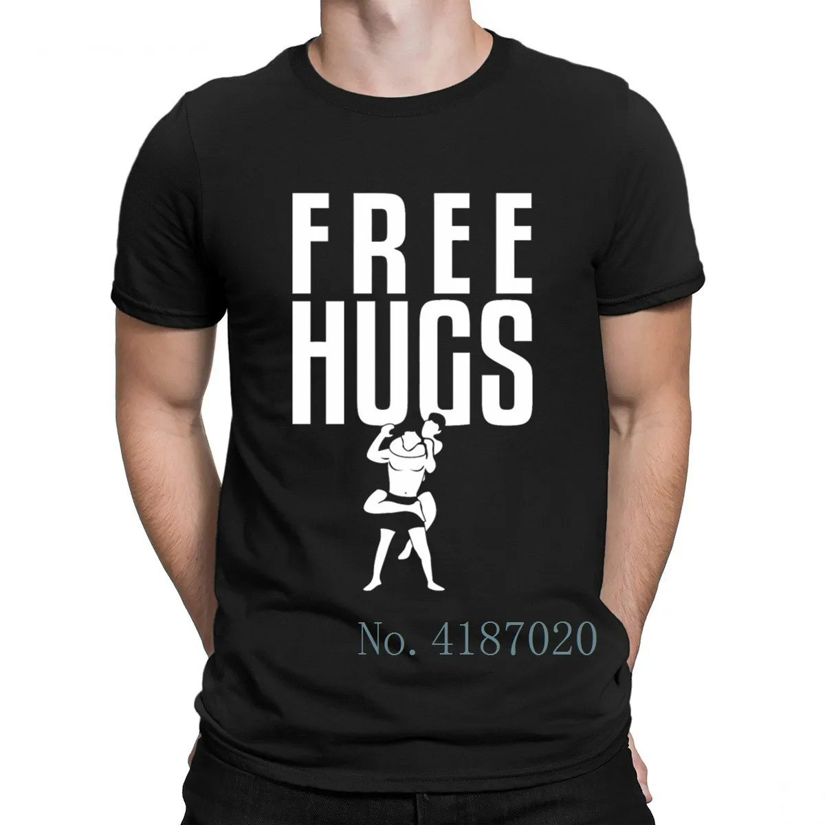 Bjj Бесплатная Hugs Jiu Jitsu Grappling сзади футболки забавные дизайнерские для мужчин