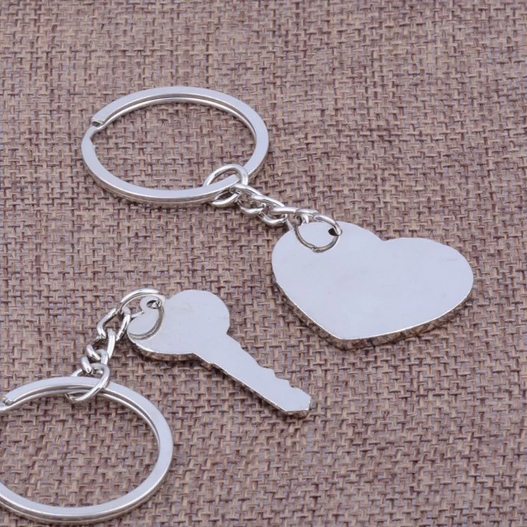 Модные Повседневное пару любовь брелок 2 шт./компл. Key Chain Любители Брелок