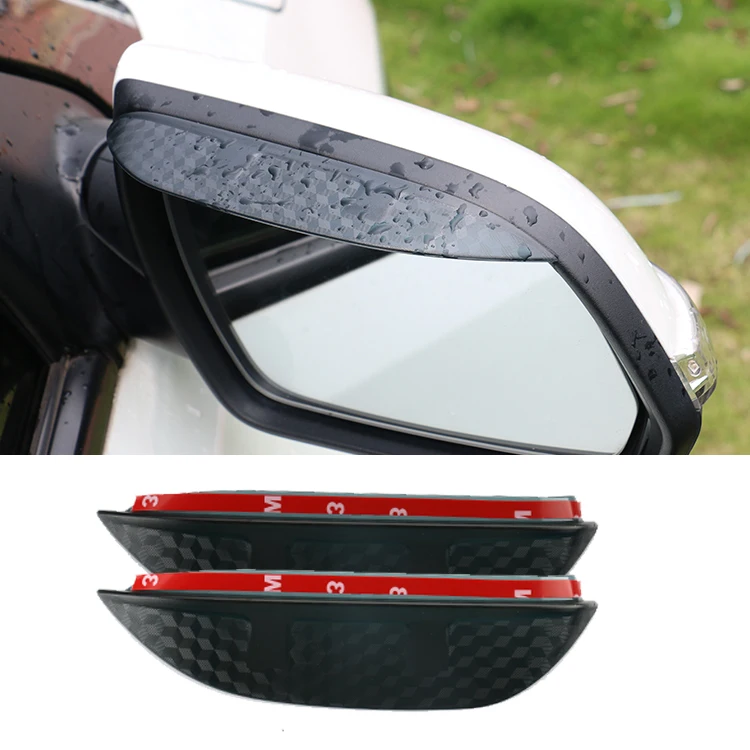 2PC For Hyundai Ix25 Rearview mirror Rain eyebrow decorate